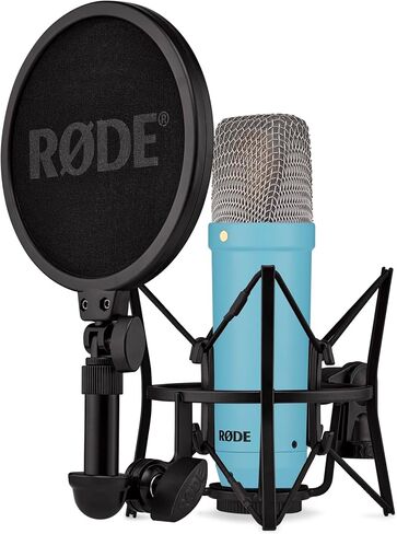 RØDE NT1 Signature Series Condenser Microphone with SM6 Shockmount and Pop Filter - Black in Saudi Arabia