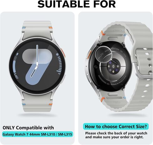 Fintie 4 Pack Cases Compatible with Samsung Galaxy Watch 8 40mm 2025, Premium Soft TPU Screen Protector All-Around Protective Bumper Shell Cover, Black/Silver/Rose Gold/Clear in Kuwait