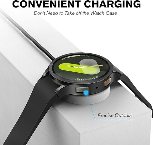 Fintie 4 Pack Cases Compatible with Samsung Galaxy Watch 8 40mm 2025, Premium Soft TPU Screen Protector All-Around Protective Bumper Shell Cover, Black/Silver/Rose Gold/Clear in Kuwait