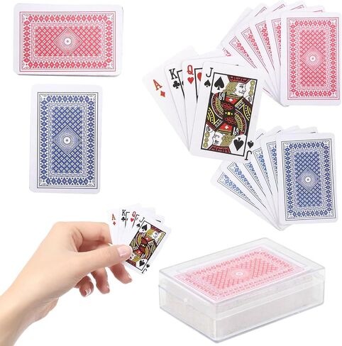 The Dreidel Company Mini Playing Cards Deck, Party Favor, 2.5" Inches (12-Pack) in Saudi Arabia