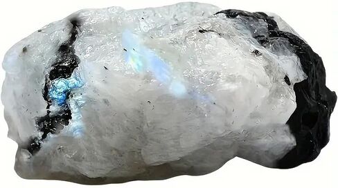 بلورات Zenkeeper Moonstone الخام وأحجار الشفاء للسقوط، أحجار كريمة خشنة لصناعة المجوهرات، والشفاء، والتأمل، والريكي (3 قطع) in Kuwait