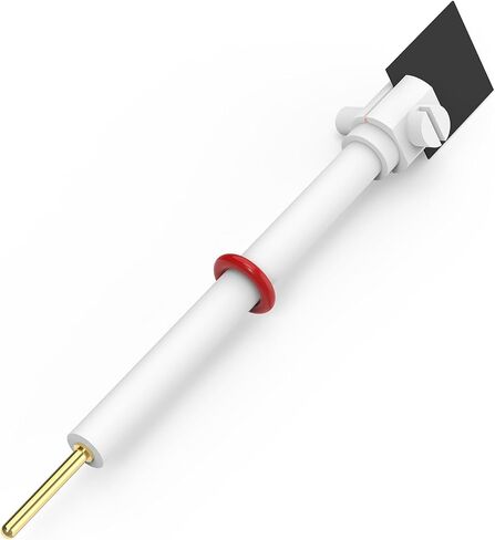 PTFE Copper Electrode Holder, Electrolysis Cells Electrode Clamp Solid Sample Conductive Holder Clip with 10 x 10 mm High-Purity Copper Sheet and PTFE Body in Saudi Arabia