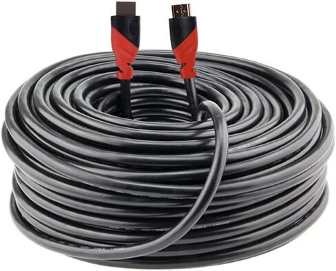 Million Premium HDMI Cable (80 Feet)-for in-Wall Installation- Supports 3D and Audio Return - Delivers 1080p Video on Amazon Fire TV, Roku 3, Apple TV, Google Chromecast and Other HDMI Devices in Saudi Arabia