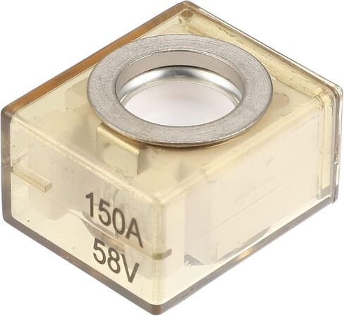 X AUTOHAUX Waterproof 150A Marine Rated Battery Fuse Terminal Fuse Only 58V DC Maximum in Saudi Arabia