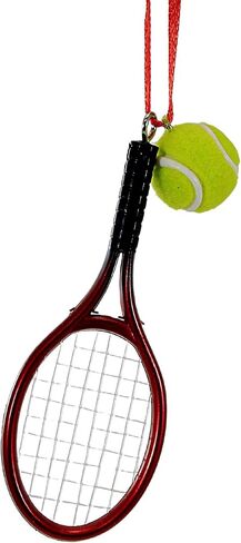 Kurt Adler D0552 Tennis Racket With Ball Christmas Ornament in Saudi Arabia