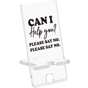 Funny Cell Phone Holder Gift for Women, Cute Cubicle Decorations for Women, Funny Office Gifts for Coworkers, Women, Co-Worker Colleagues, Friends, Home Office Decor for Women,SSZ19
