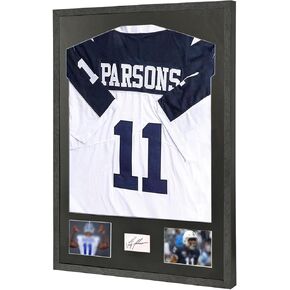 Jersey Frame Display Case, Jersey Shadow Box Lockable,Jersey Frame for Baseball Basketball Football Soccer Sport Shirt