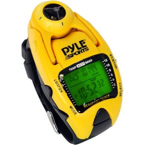 Digital Multifunction Sports Wrist Watch - Waterproof Smart Fit Classic Men Women Sport Sailing Hiking Fitness Gear Tracker w/ Altimeter, Barometer, Compass, Timer, Chronograph - Pyle