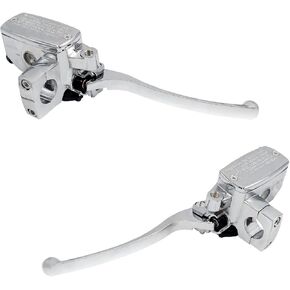 1" 25mm Brake Master Cylinder for Honda Shadow 1100 750 600 Goldwing 1500 Honda NV400 NV600 NV750 VF750 VT250 VT750 VT1100 VT1300 Yamaha V-Star 650 1100 Suzuki Intruder Kawasaki Vulcan Left & Right