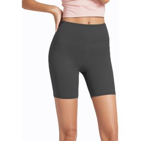 Biker Shorts for Women – 7" High Waisted Tummy Control Workout Yoga Running Shorts
