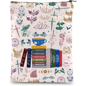KEYCHIN ACOTAR Novel Inspired Book Sleeve Booktok Bookbestie Gift ACOTAR Novel Series Book Cover Protector for Bookish Bookaholic (Kingdom of BS) in Saudi Arabia