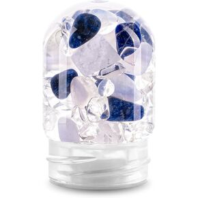 VitaJuwel GemPod WELLNESS | Crystal Insert for VitaJuwel Bottles & Carafes with Amethyst, Rose Quartz & Clear Quartz – Calmness, Balance & Relaxation