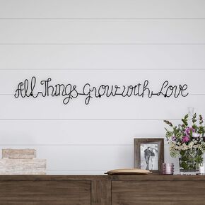 Lavish Home Metal Sweet Cursive Cutout Sign-3D Word Art Home Accent Decor-Perfect for Modern Rustic or Vintage Farmhouse Style, Black in Kuwait