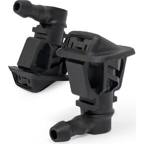 2Pcs Windshield Washer Nozzles replacement for Jeep Wrangler 2013 2014 2015 2016 2017 Wrangler JK 2018 2019 2020 2021 2022 2023 Washer Spray Jet Kit accessories by Click&Fit 68164356AB