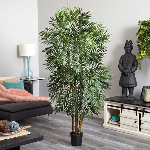 Nearly Natural 6ft. Bella Palm Silk Tree in Saudi Arabia