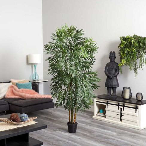 Nearly Natural 6ft. Bella Palm Silk Tree in Saudi Arabia