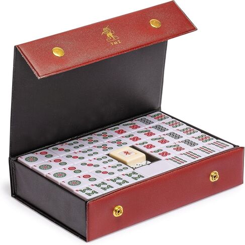 Yellow Mountain Imports Mini American Mahjong Travel Game Set with Nylon Case, Racks, Wind Indicator and Dice in Saudi Arabia