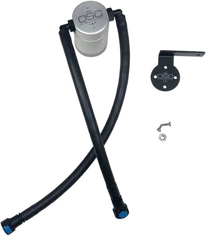 J&L Oil Separator Co. 3.0 Oil Separator Compatible with 2019-2024 Chevy Silverado/GMC Sierra 1500 5.3L/6.2L & 2021-2024 Chevy Tahoe, Suburban, & GMC Yukon/Yukon XL 5.3L/6.2L Driver Side (Black) in Saudi Arabia