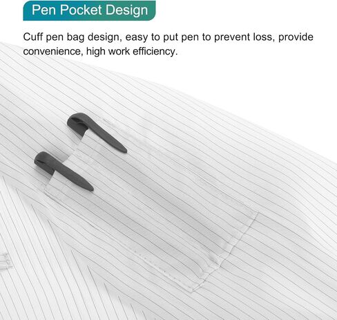 MECCANIXITY ESD Lab Coat Anti Static Clothing Science Jacket with Cuff Lapel Collar Wear Uniform Work for Men Women (White, 2XL) in Saudi Arabia