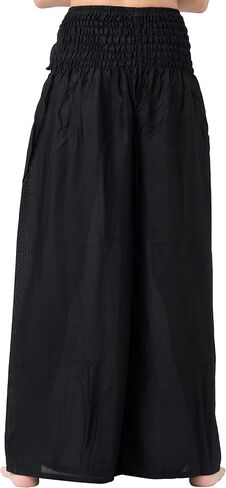 بنطال B BANGKOK PANTS للسيدات بنطال بوهو بالازو لليوجا واسع الساق in Kuwait