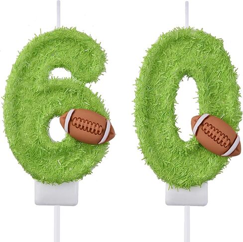 60 Birthday Candles, 60th Cake Candles, Silver Happy Birthday Number 60 Candles Cake Topper Decorations for Party Men Women in Saudi Arabia