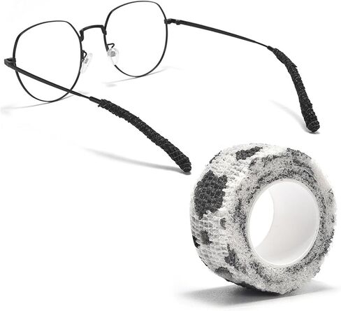 Glasses Ear Cushion Bandage, Eye Glasses Ear Grippers Anti Slip, Glasses Temple Tips, Glasses Arm Cushion, Eyeglass Ear Cushions for Pain, Temple Sleeves Tips Ear Pads for Glasses,Black in Saudi Arabia