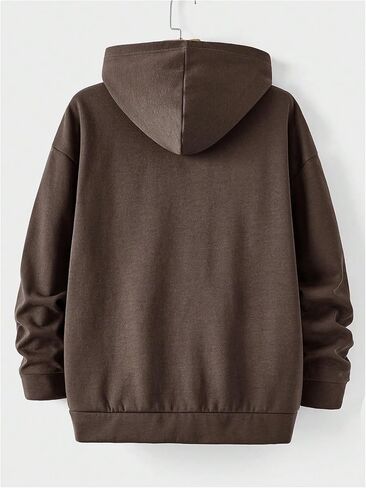 SOLY HUX Men's Graphic Zip Up Hoodies Jacket Angel Letter Print Long Sleeve Pocket Sweatshirt in Saudi Arabia