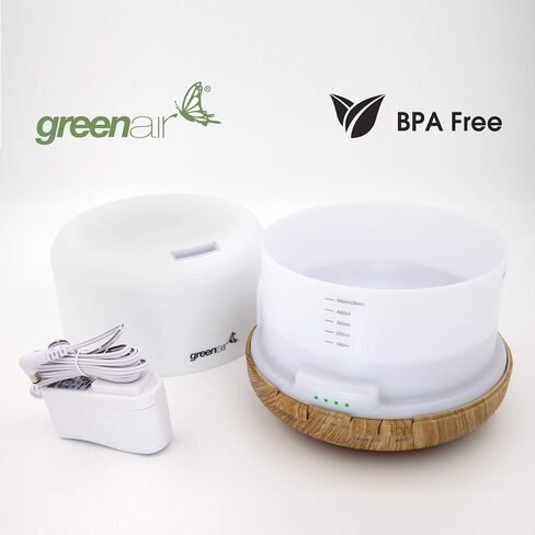 Greenair Greenair Carbreeze Black W/grey Essential Oil Diffuser for Aromatherapy in Saudi Arabia