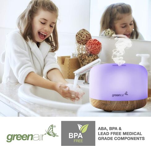 Greenair Greenair Carbreeze Black W/grey Essential Oil Diffuser for Aromatherapy in Saudi Arabia