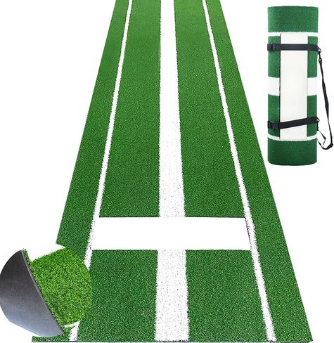 حصيرة رمي الكرة اللينة من Vaolvpant مقاس 10'x3' المحمولة لرمي الكرة اللينة لممارسة التمارين في الهواء الطلق in Kuwait