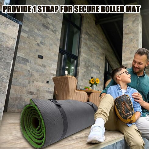 حصيرة رمي الكرة اللينة من Vaolvpant مقاس 10'x3' المحمولة لرمي الكرة اللينة لممارسة التمارين في الهواء الطلق in Kuwait