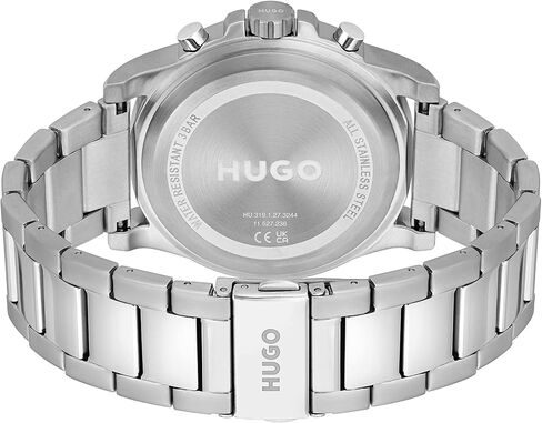 HUGO #Impress for HER Women's Multifunction Stainless Steel Case and Link Bracelet Watch, Color: Carnation Gold (Model: 1540136) in Saudi Arabia