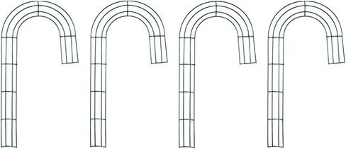 Milisten 4Pcs Christmas Cane Wreath Frame, Iron Wire Wreath Frame for Christmas, New Year Valentines Party Decoration in Saudi Arabia