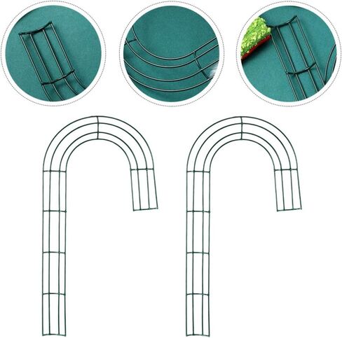 Milisten 4Pcs Christmas Cane Wreath Frame, Iron Wire Wreath Frame for Christmas, New Year Valentines Party Decoration in Saudi Arabia