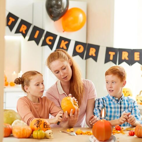 2 Pack Orange Pillar Candles, Octagonal Ball Candles for Wedding Dinner Fall Harvest Halloween and Home Decor, Dripless Smokeless and Clean Burning in Saudi Arabia