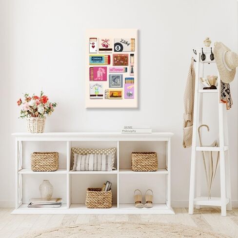 Light Blue Preppy Matchbox Wall Art Prints Trendy Coastal Life Collage Poster Funky Girly Room Decor Ocean Matchbook Posters Dorm Room Decor 8x12inch Unframed in Saudi Arabia