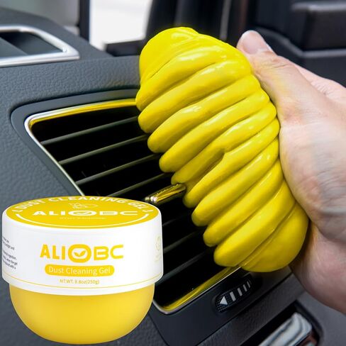 جل تنظيف الغبار، جل تنظيف السيارة، منظف لوحة المفاتيح، معجون تنظيف للسيارة الداخلية، منظف الوحل، جل تنظيف الغبار، معجون السيارة لتنظيف جل السيارة، منظف جيلي السيارة، أزرق 8.8 أونصة in Kuwait