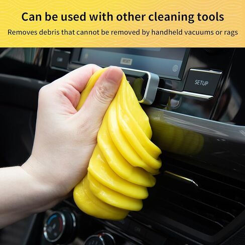 جل تنظيف الغبار، جل تنظيف السيارة، منظف لوحة المفاتيح، معجون تنظيف للسيارة الداخلية، منظف الوحل، جل تنظيف الغبار، معجون السيارة لتنظيف جل السيارة، منظف جيلي السيارة، أزرق 8.8 أونصة in Kuwait