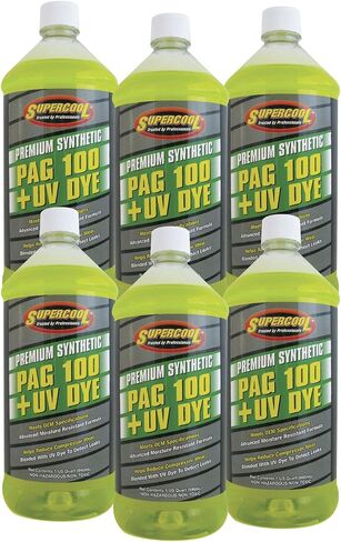 TSI Supercool A/C Comp Lube، صبغة للأشعة فوق البنفسجية، 32 أونصة، Flsh PNT 450F (P100-32D) in Saudi Arabia