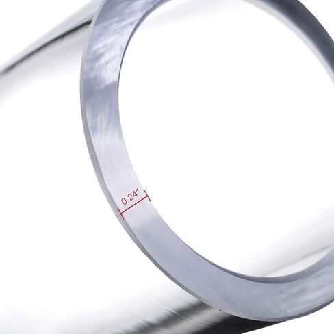 مزهريات برعم أسطواني من Diamond Star مزهرية زجاجية رفيعة لتزيين المنزل مزهرية شفافة لقطع الزفاف المركزية (2.5 بوصة × 9 بوصة) in Kuwait