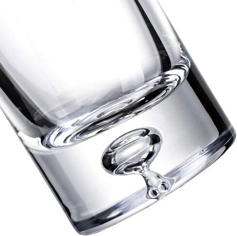 مزهريات برعم أسطواني من Diamond Star مزهرية زجاجية رفيعة لتزيين المنزل مزهرية شفافة لقطع الزفاف المركزية (2.5 بوصة × 9 بوصة) in Kuwait