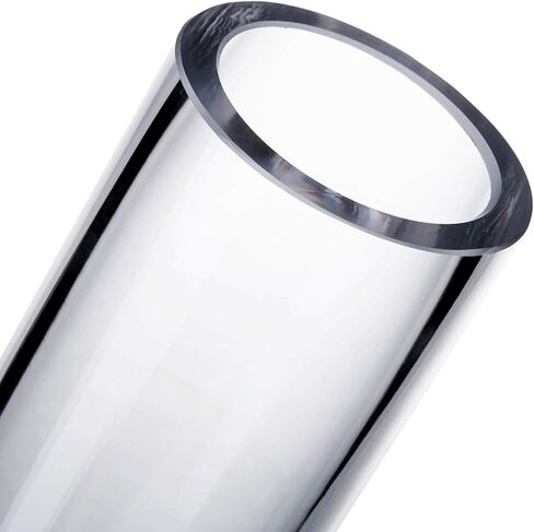 مزهريات برعم أسطواني من Diamond Star مزهرية زجاجية رفيعة لتزيين المنزل مزهرية شفافة لقطع الزفاف المركزية (2.5 بوصة × 9 بوصة) in Kuwait