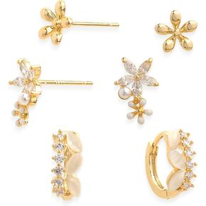 Sonateomber Gold Small Hoops Huggie Earrings for Women Cute Multiple Piercing Stackable Cartilage Formal Jewelry Gift