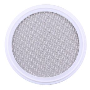 DERNORD 4" PTFE (Teflon) Sanitary Gasket w/Stainless Screen - Tri Clamp Clover (10 Mesh)