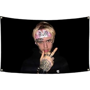 Lil Peep Flag Tapestry Art Music Poster for Bedroom Living Room College Dorm Wall Décor 3x5 Feet in Saudi Arabia