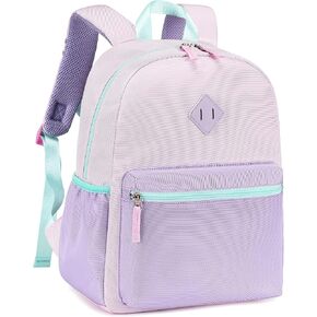 abshoo Kindergarten Backpack for Girls Preschool Backpacks School Bookbag for Kids 4-8(Pink and Purple)