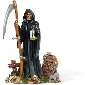 Department 56 Enesco The Grim Reaper, Silver,Black,Brown & Green