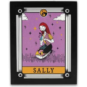 Open Road Brands Disney The Nightmare Before Christmas Framed Canvas Map Wall Décor - Vintage Halloween Town Map for Home Decorating