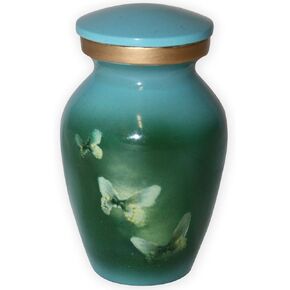 Butterflies in Flight Keepsake Urn for Ashes - Small Size - NOT Intended for Full Cremation Ash Quantity