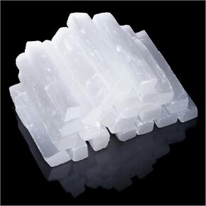 Premium Selenite Crystal Sticks and Wands 3-4" Long Selenite Crystals Bulk Great for Healing, Reiki, Meditation, Wicca, Protection, Positive Energy, Abundance, Altar Supplies, Decoration or Gift (10)